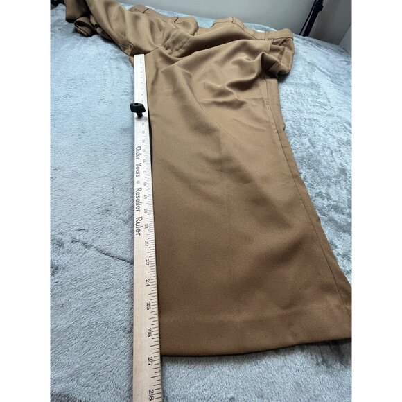 Haband Executive Division Mens 54x27 Brown Dress Pants Casual Office Wear - Picture 5 of 7